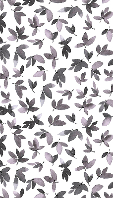 Store enrouleur Feuilles rose foncé