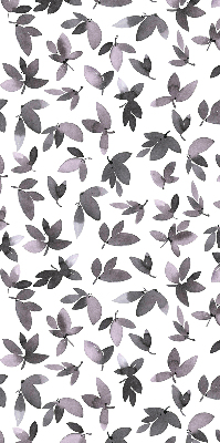 Store enrouleur Feuilles rose foncé