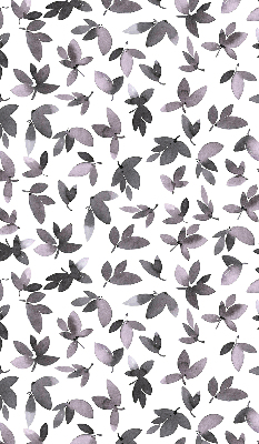 Store enrouleur Feuilles rose foncé