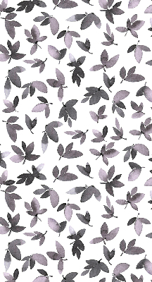 Store enrouleur Feuilles rose foncé