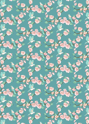 Store enrouleur Des oiseaux parmi les branches