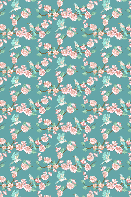 Store enrouleur Des oiseaux parmi les branches