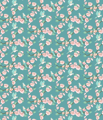 Store enrouleur Des oiseaux parmi les branches