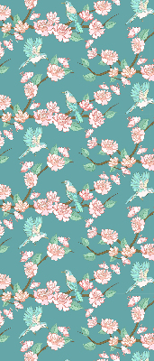 Store enrouleur Des oiseaux parmi les branches