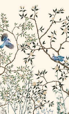 Store intérieur Oiseaux sur un arbre