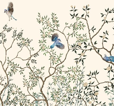 Store intérieur Oiseaux sur un arbre