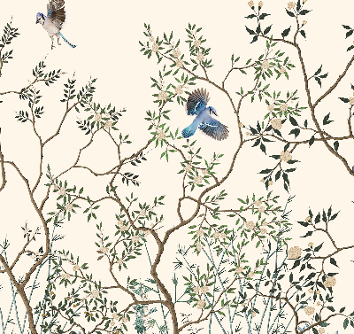 Store intérieur Oiseaux sur un arbre