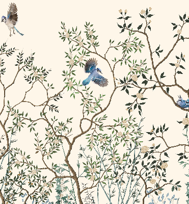 Store intérieur Oiseaux sur un arbre