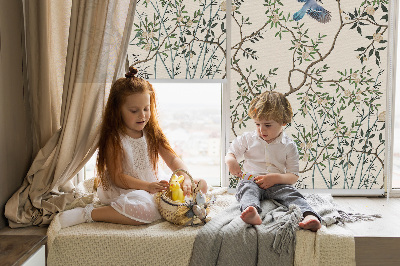 Store intérieur Oiseaux sur un arbre