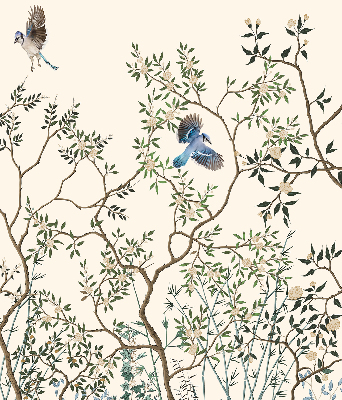 Store intérieur Oiseaux sur un arbre