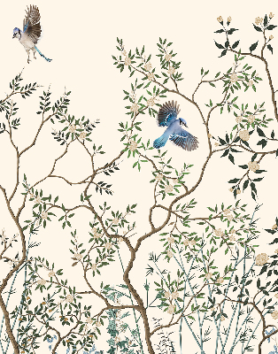 Store intérieur Oiseaux sur un arbre