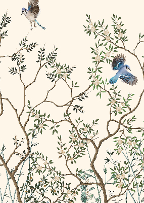 Store intérieur Oiseaux sur un arbre