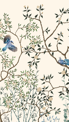 Store intérieur Oiseaux sur un arbre