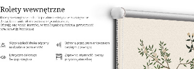 Store intérieur Oiseaux sur un arbre