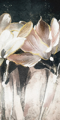 Store intérieur Fleurs peintes