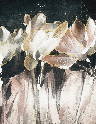 Store intérieur Fleurs peintes