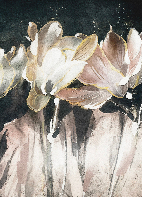 Store intérieur Fleurs peintes