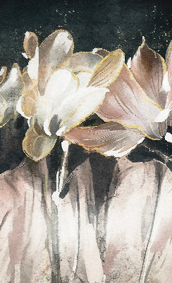 Store intérieur Fleurs peintes