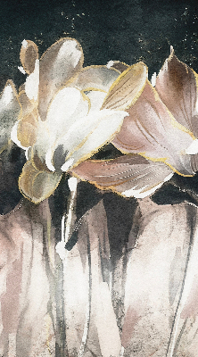Store intérieur Fleurs peintes