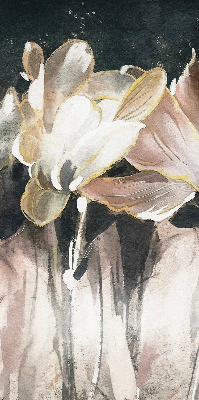 Store intérieur Fleurs peintes