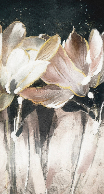 Store intérieur Fleurs peintes