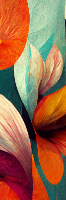 Store intérieur Fleurs dans l'abstraction