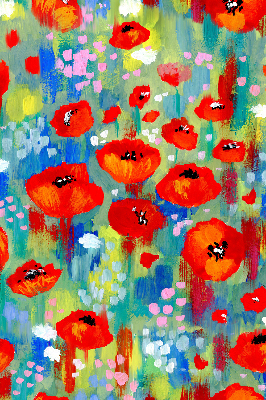 Store enrouleur Prairie de coquelicots