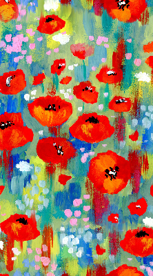 Store enrouleur Prairie de coquelicots