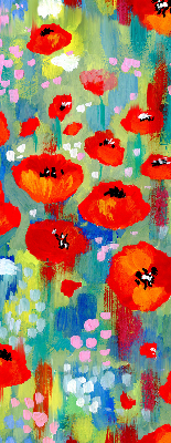 Store enrouleur Prairie de coquelicots