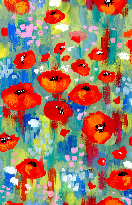 Store enrouleur Prairie de coquelicots