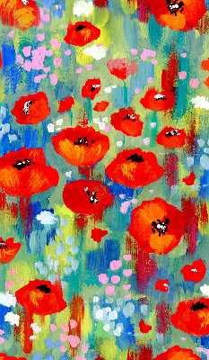 Store enrouleur Prairie de coquelicots