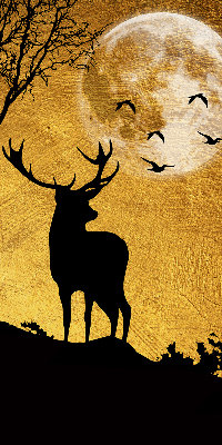 Store enrouleur Cerf la nuit