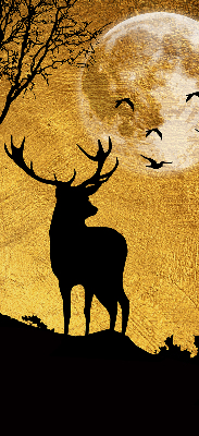 Store enrouleur Cerf la nuit