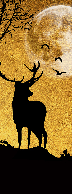 Store enrouleur Cerf la nuit