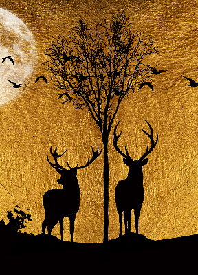 Store enrouleur Cerf la nuit