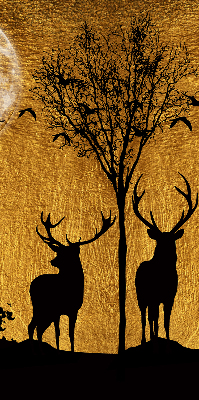 Store enrouleur Cerf la nuit
