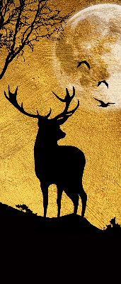 Store enrouleur Cerf la nuit