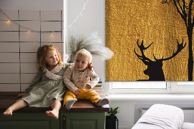 Store enrouleur Cerf la nuit