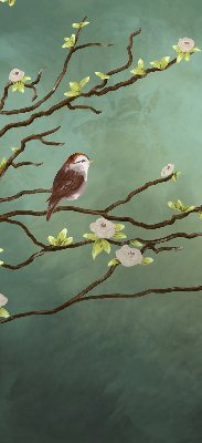 Store enrouleur Oiseaux sur une branche