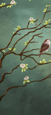 Store enrouleur Oiseaux sur une branche