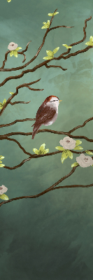 Store enrouleur Oiseaux sur une branche