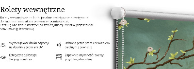 Store enrouleur Oiseaux sur une branche