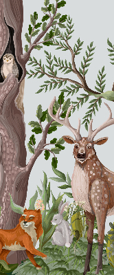 Store intérieur Animaux de la forêt