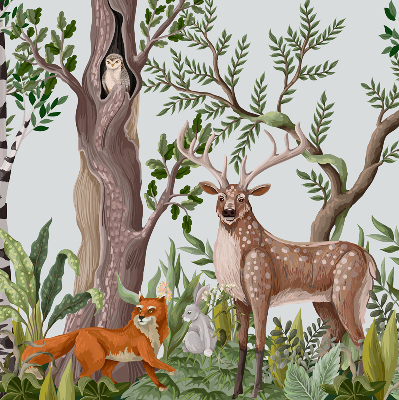 Store intérieur Animaux de la forêt