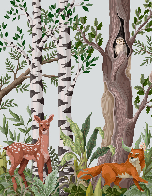 Store intérieur Animaux de la forêt