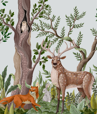 Store intérieur Animaux de la forêt