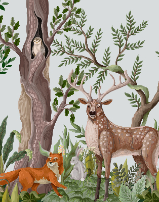 Store intérieur Animaux de la forêt