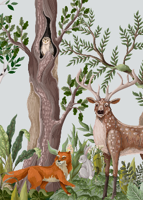 Store intérieur Animaux de la forêt