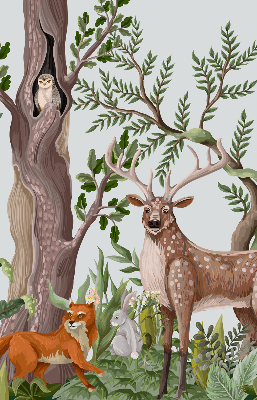 Store intérieur Animaux de la forêt