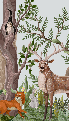 Store intérieur Animaux de la forêt